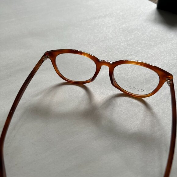 GUCCI GG0155OA NWOT glasses, frames, tan tortoise. Put your Rx in! Save! - Picture 3 of 16